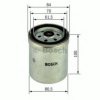 BOSCH 1 457 434 157 Fuel filter